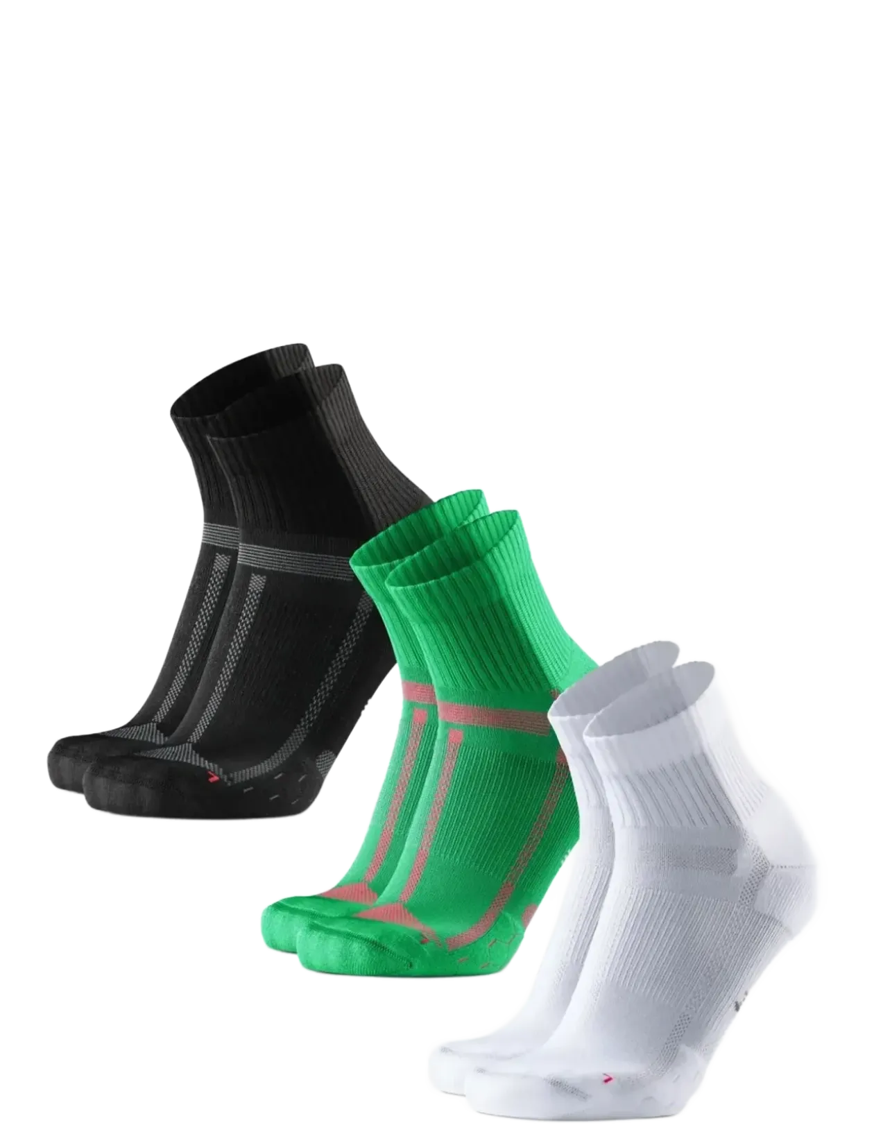 Long Distance Running Quarter Socks 3-pack - Strømper