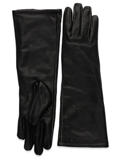 Long Smooth Leather Gloves - Handsker & Vanter