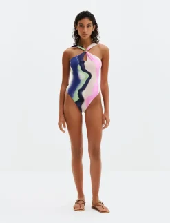 Lonita Gold Embellished Multiway Swimsuit - Badedragter