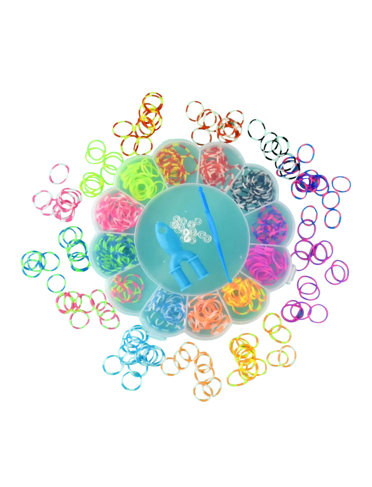 LOOM BANDS w TOOLS 360pcs - Kreasæt