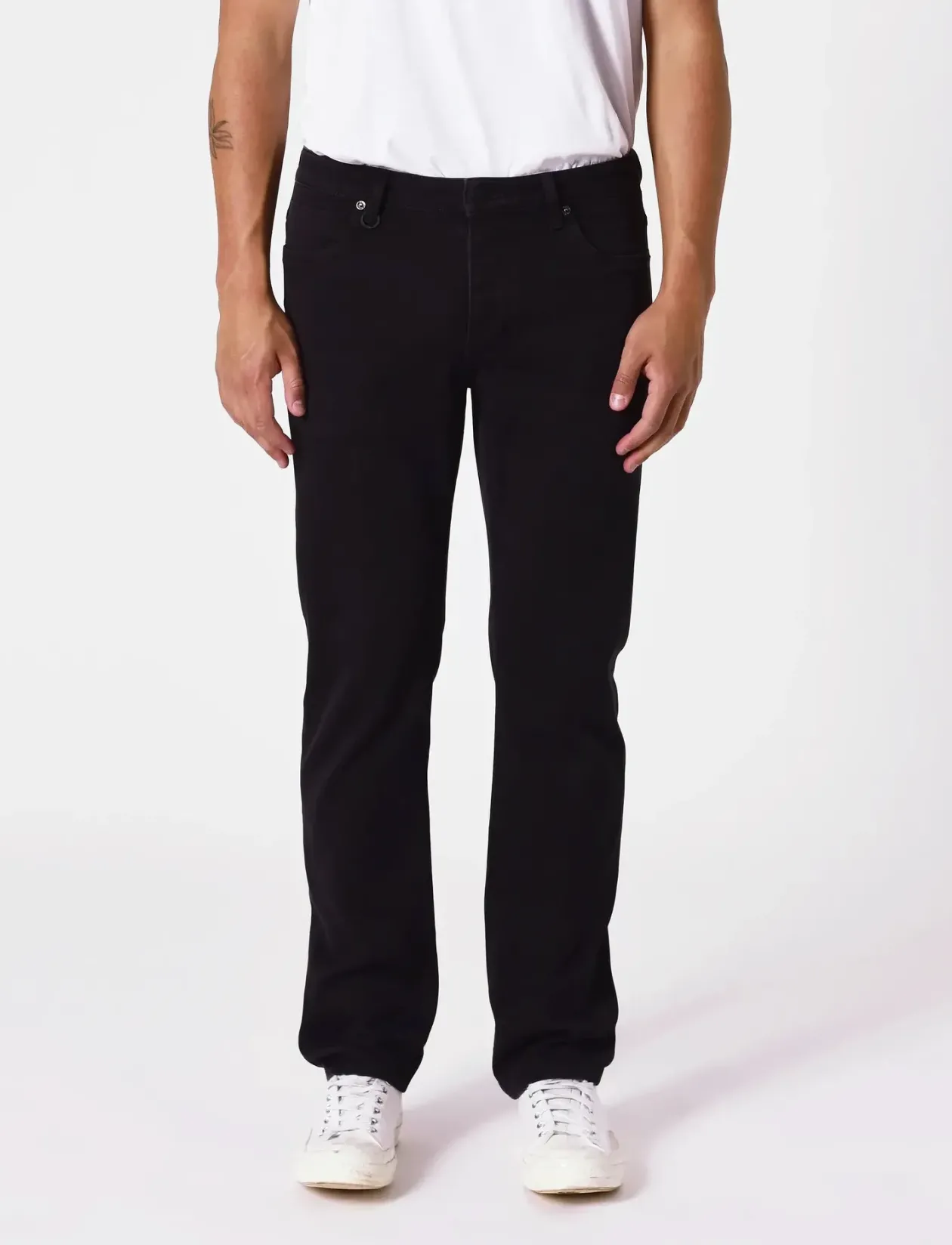 LOU STRAIGHT NEROBLACK - Regular jeans