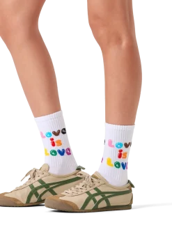 Love Is Love Sneaker Sock - Sokker