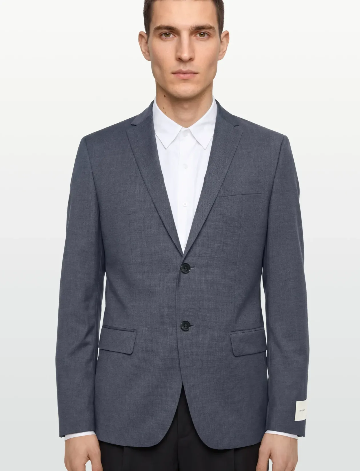 LS MICRO GRID SLIM BLAZER - Enkeltradede blazere