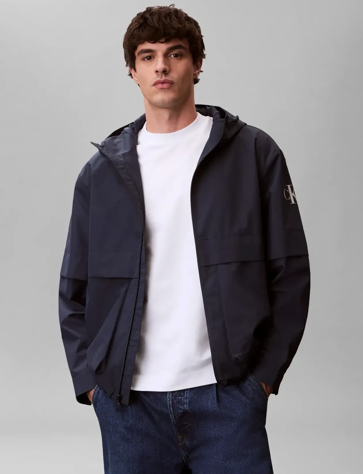 LS RIPSTOP HOODED FLANGE WINDBRE - Vindjakker