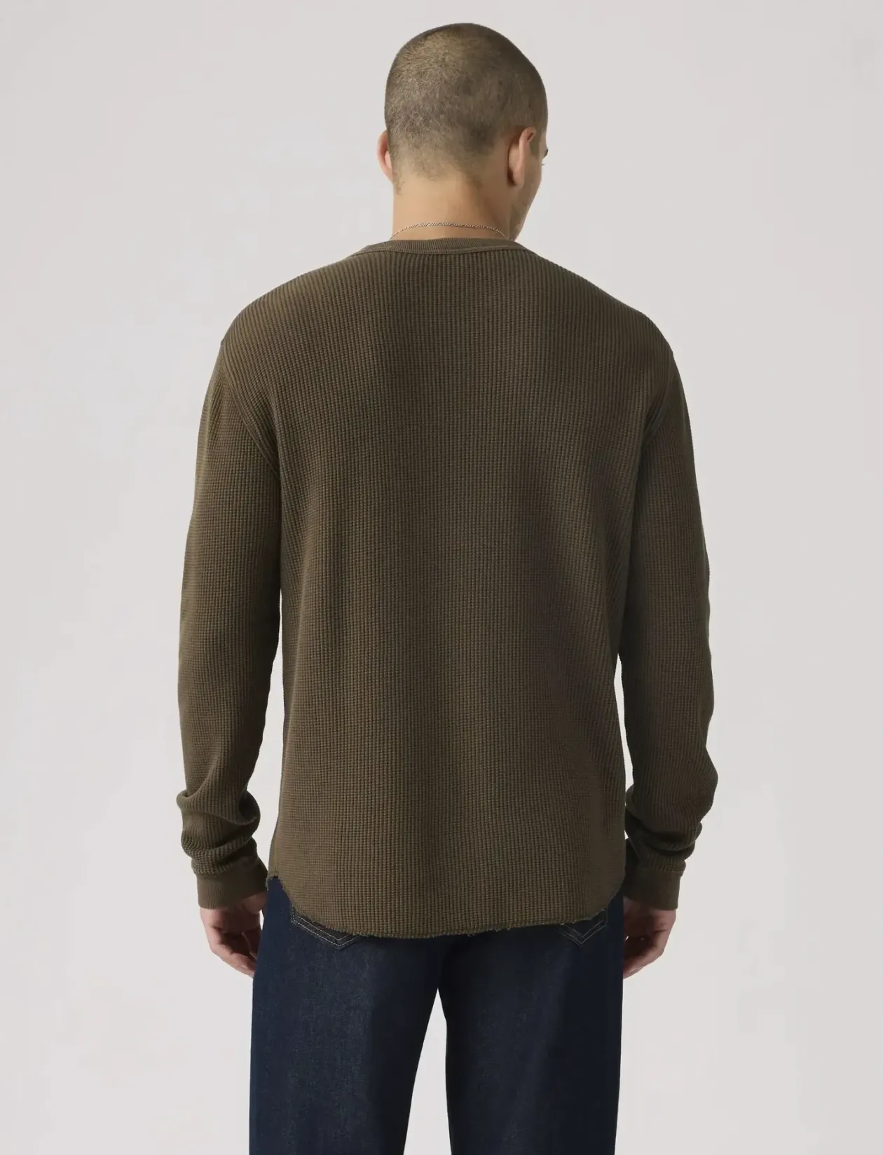 LS RLX THERMAL TEE GARMENT DYE - Rund hals