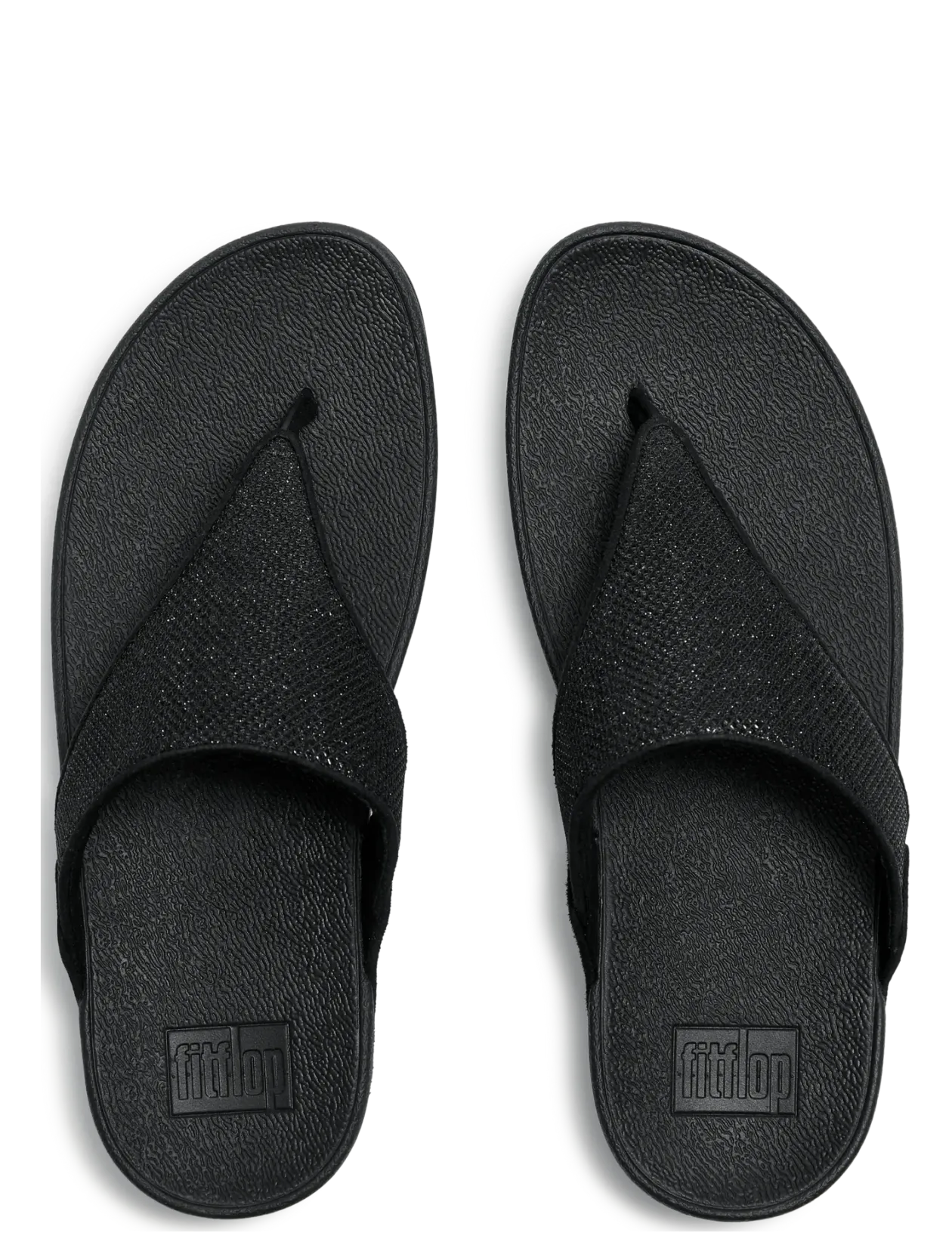 LULU SHIMMERGLITZ TOE-POST SANDALS - Platformsandaler
