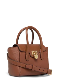 LUXE PEBBLE LTHR-TNNR SM SCHL-STL-S - Top handle tasker