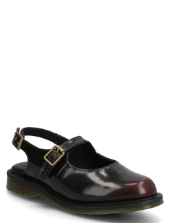 Madaline Cherry Red Arcadia - Flade slingbacks