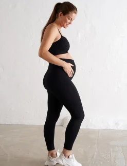 Maternity Ribbed Seamless Tights - Graviditetstights