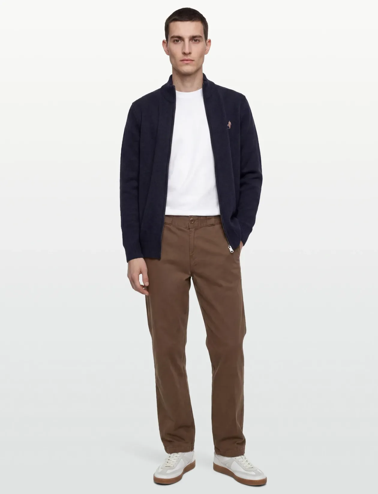 MCS ALFIE KNIT MEN - Fullzip strik