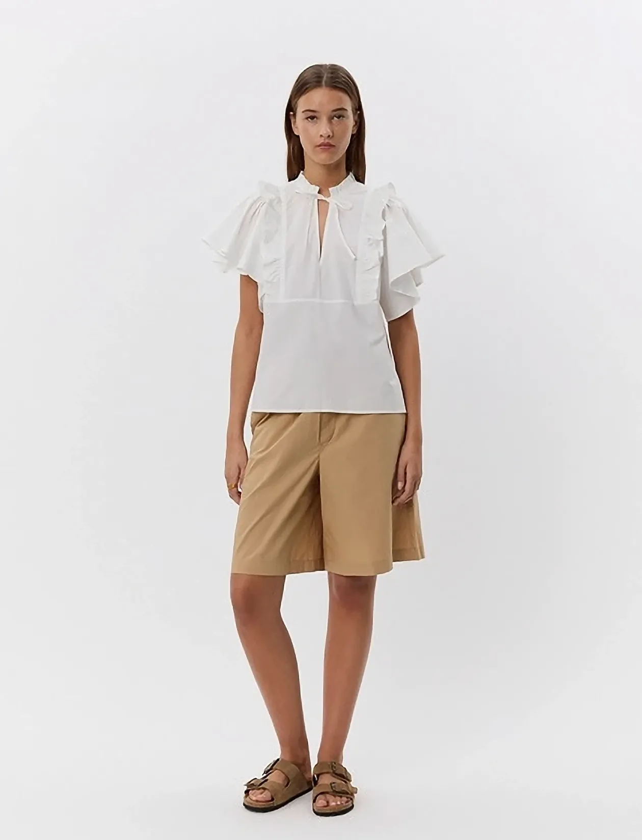 MERLYSW BLOUSE - Kortærmede bluser