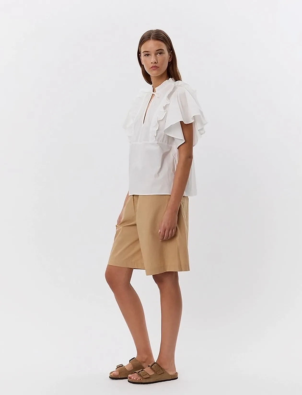 MERLYSW BLOUSE - Kortærmede bluser