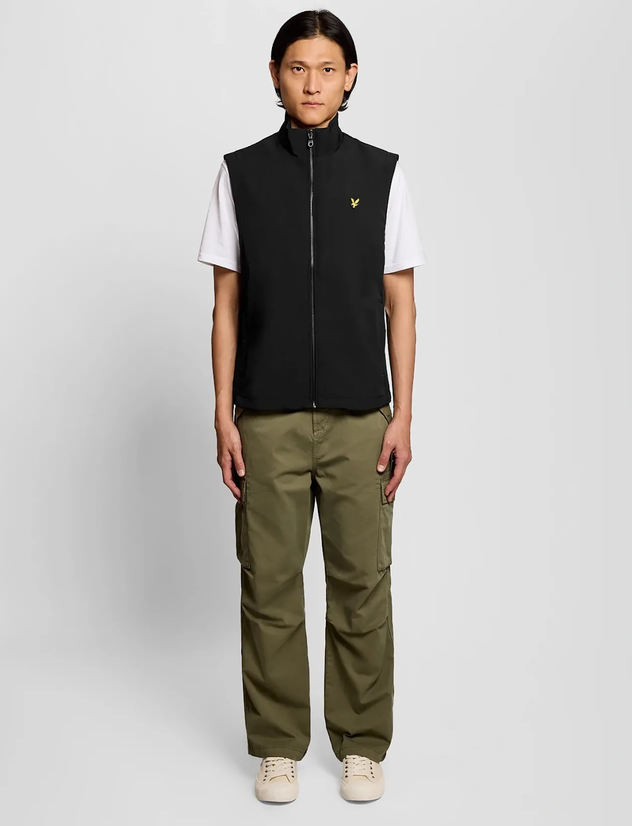 Mesh Back Softshell Funnel Neck Gilet - Veste