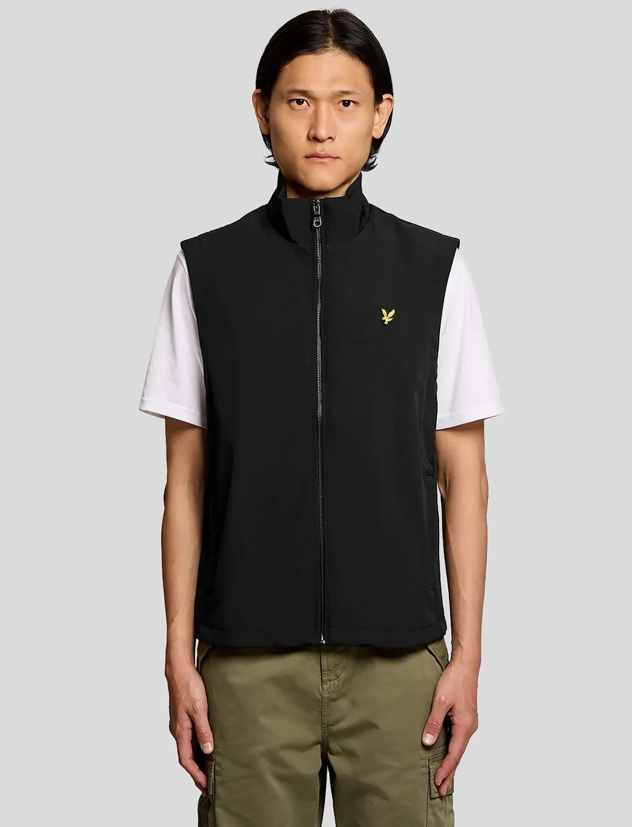 Mesh Back Softshell Funnel Neck Gilet - Veste