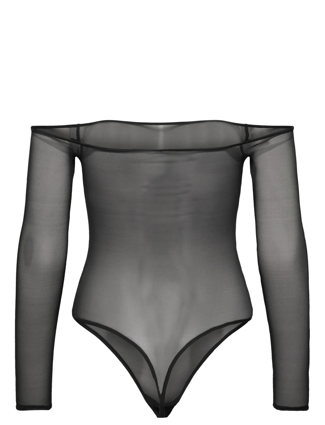 Mesh Off-Shoulder Bodysuit - Bodies & slips