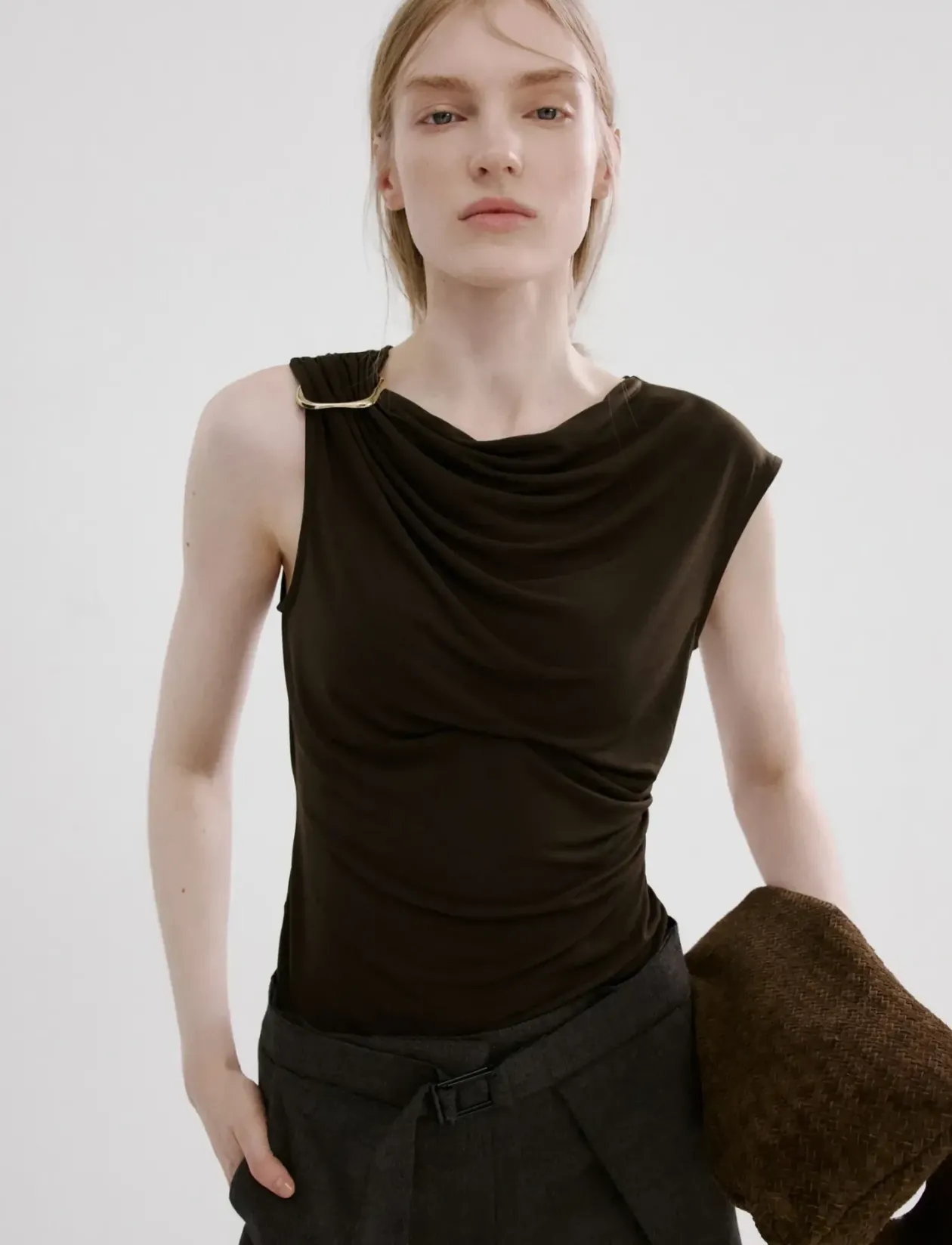 Metal detail top - Ærmeløse bluser