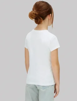 MICRO MONOGRAM TOP - Kortærmede