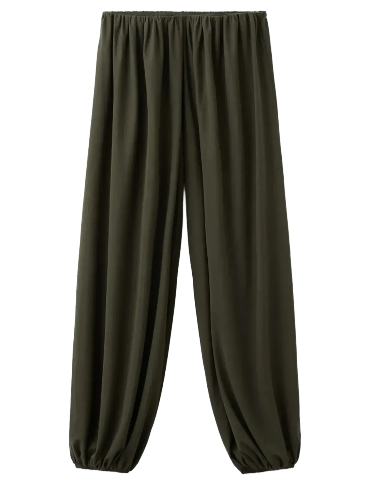 Mid-rise harem pants - Bukser med brede ben