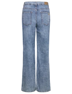 MILLA WIDE LEG REGULAR BEAU BL - Brede jeans