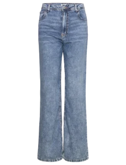 MILLA WIDE LEG REGULAR BEAU BL - Brede jeans