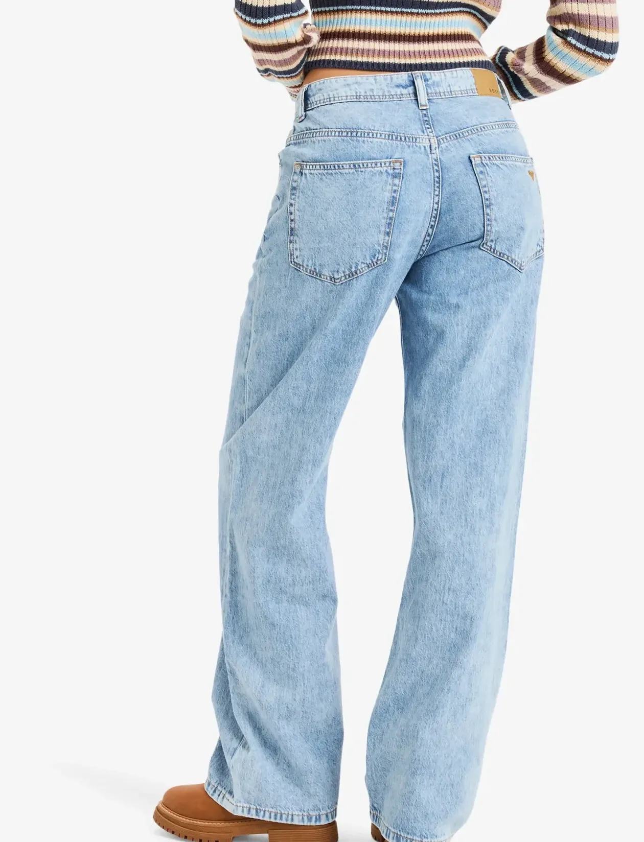 MILLA WIDE LEG REGULAR BEAU BL - Brede jeans