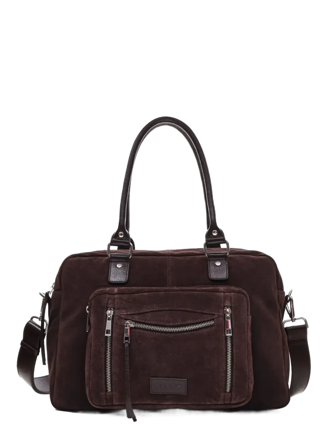 Mille Suede Chocolate - Top handle tasker