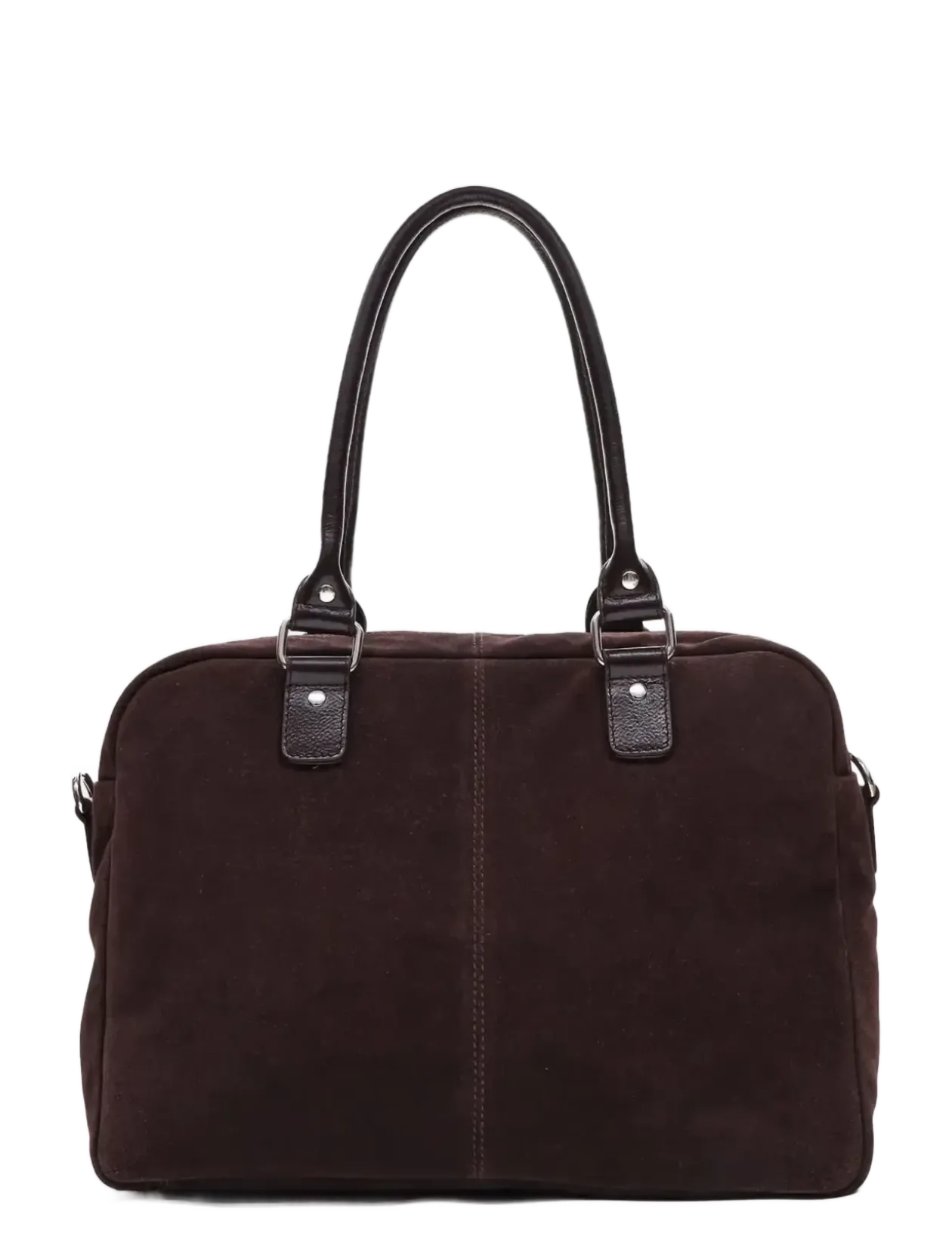 Mille Suede Chocolate - Top handle tasker