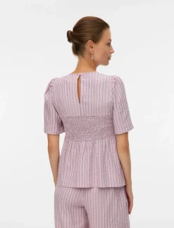 MLIDA 2/4 SMOCK WO TOP - Kortærmede bluser