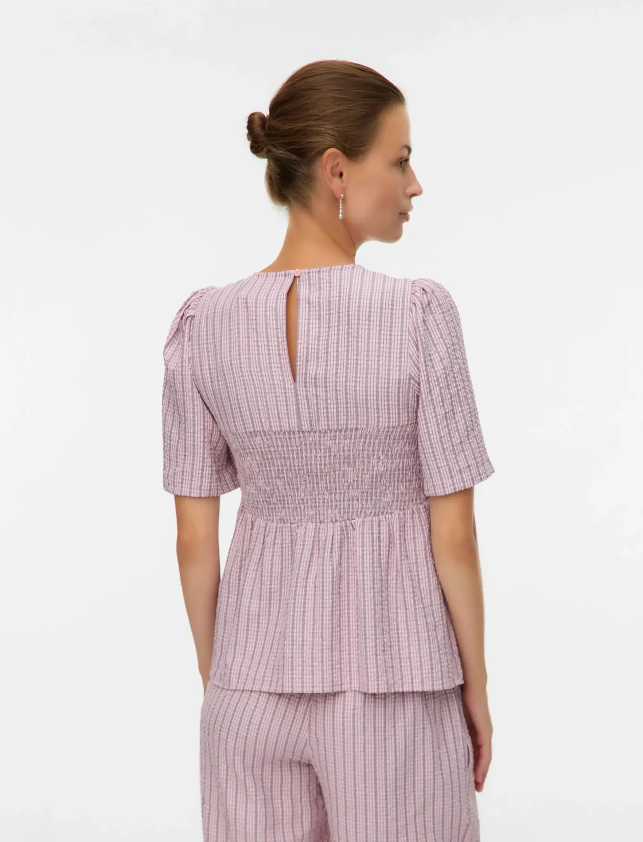 MLIDA 2/4 SMOCK WO TOP - Kortærmede bluser
