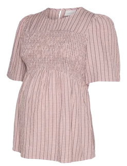 MLIDA 2/4 SMOCK WO TOP - Kortærmede bluser