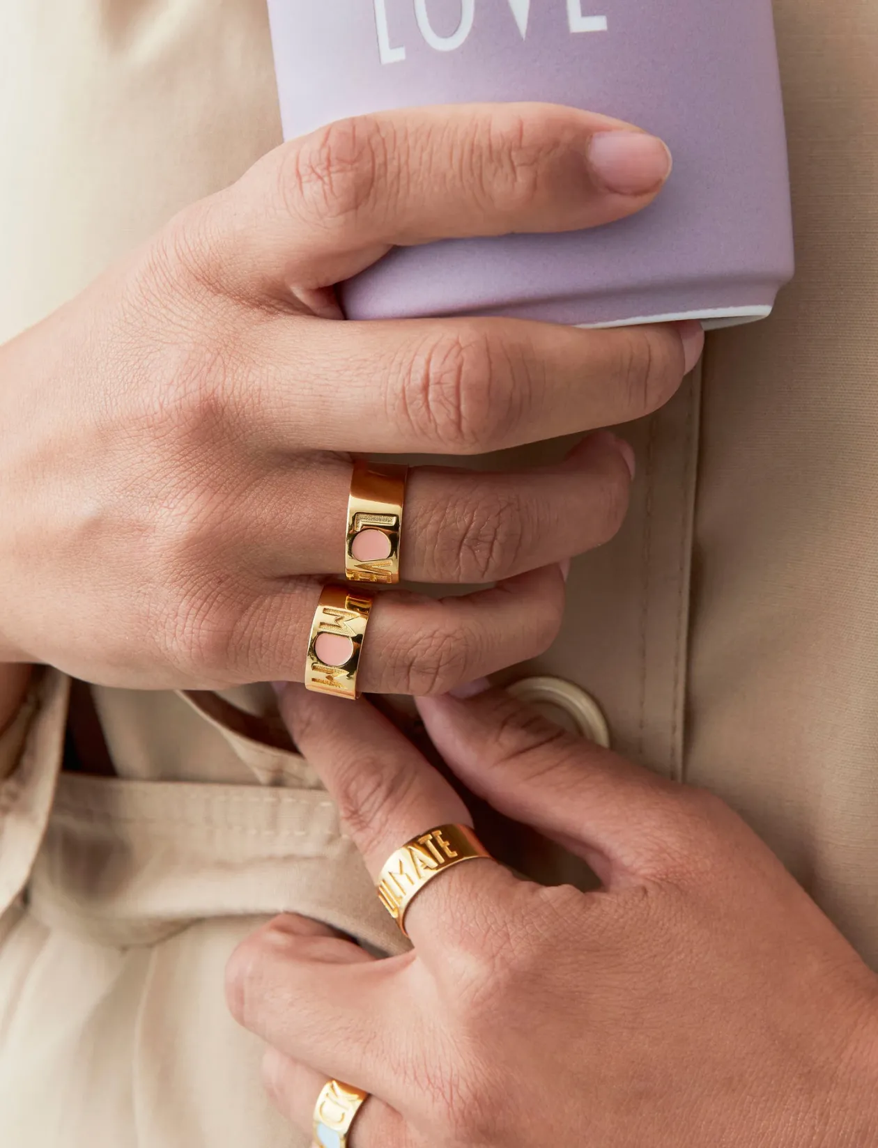 MOM Ring Gold plated - Ringe
