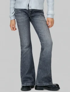 MR FLARE MID GREY STONE - Bootcut jeans