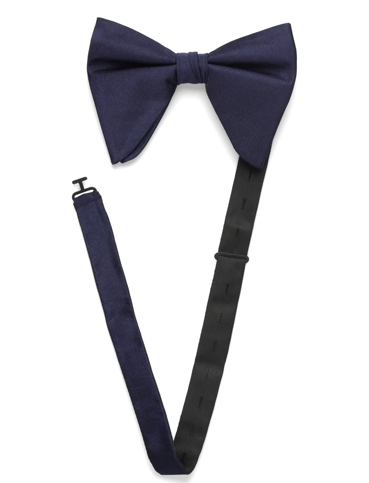 Navy Oversized Bow Tie - Butterflies