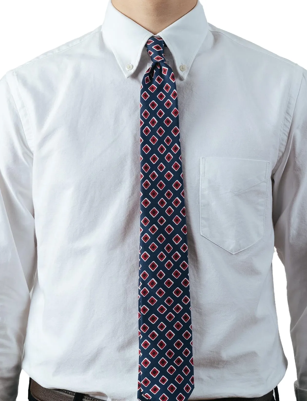 Navy Vintage Squares - Slips