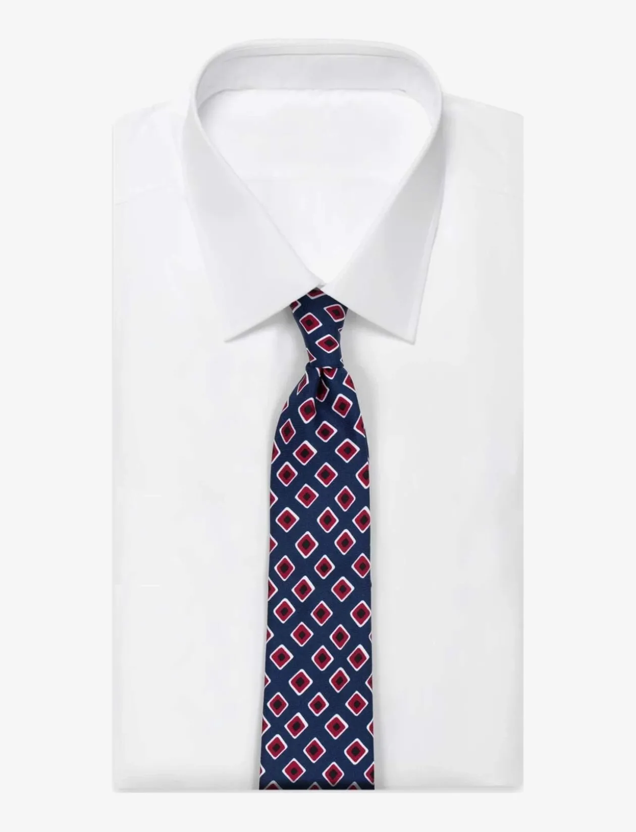 Navy Vintage Squares - Slips