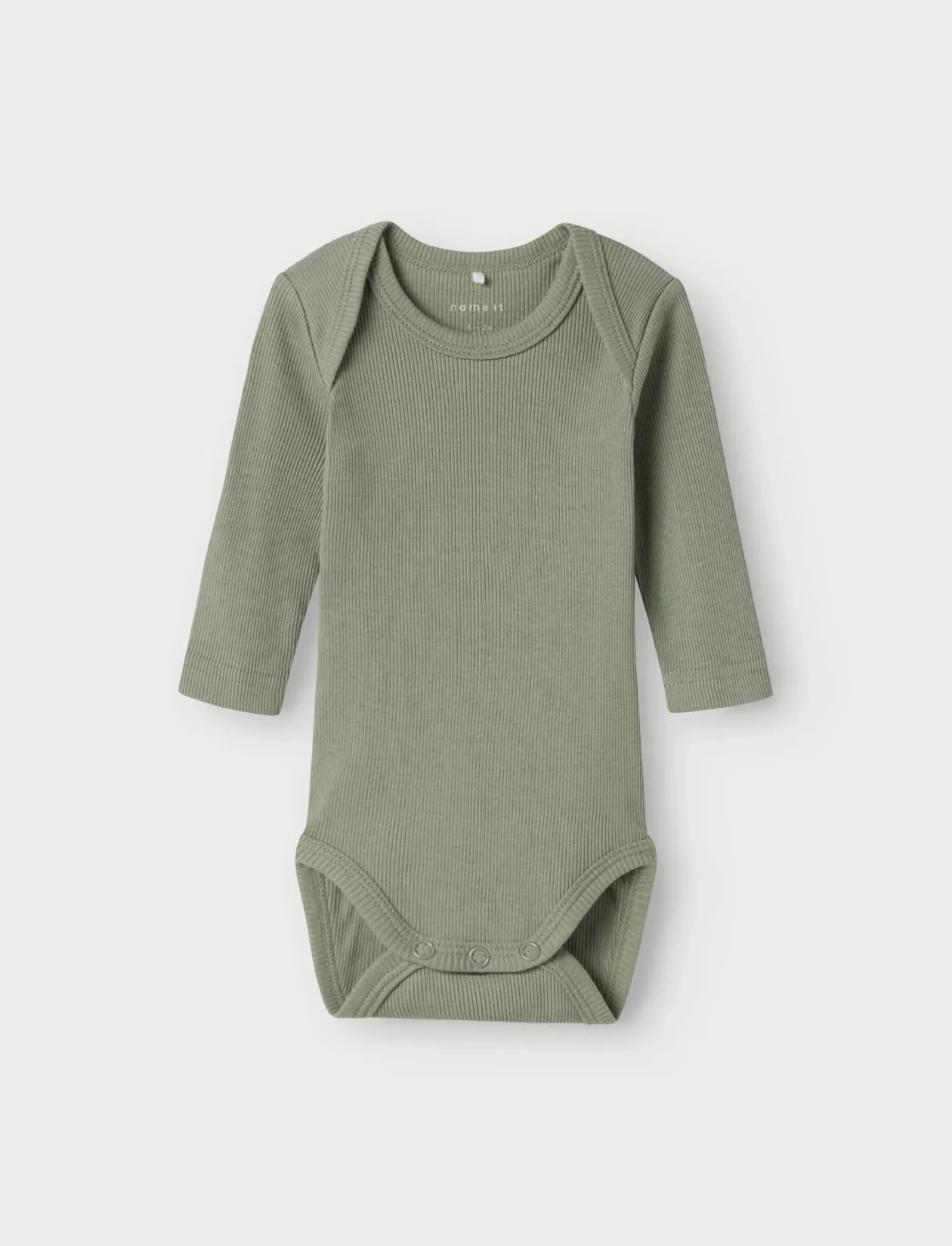 NBNBODY 5P LS SOLID RIB NOOS - Langærmede bodyer