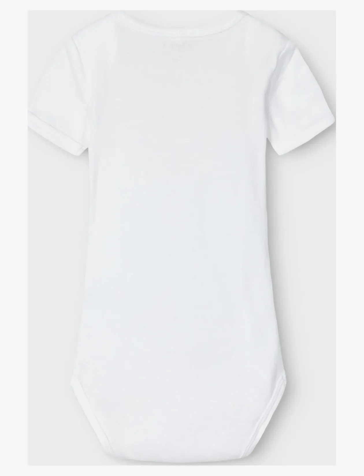 NBNBODY 3P SS SOLID WHITE 4 NOOS - Kortærmede bodyer