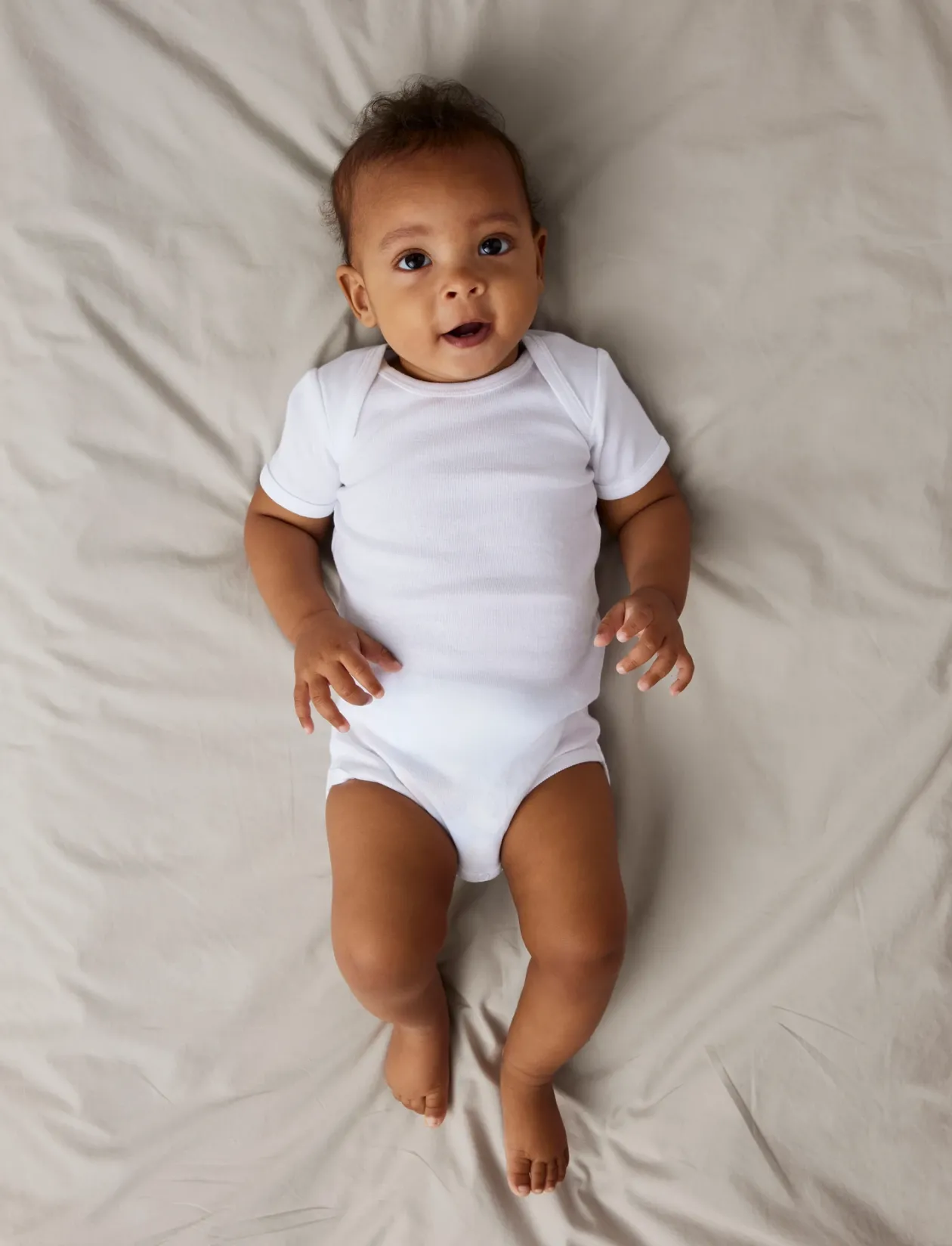 NBNBODY 3P SS SOLID WHITE 4 NOOS - Kortærmede bodyer