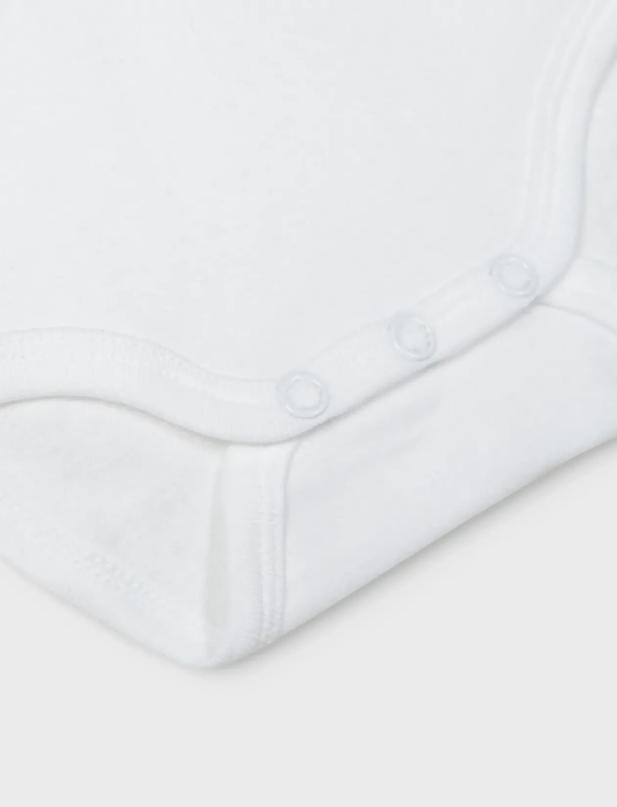 NBNBODY 3P SS SOLID WHITE 4 NOOS - Kortærmede bodyer