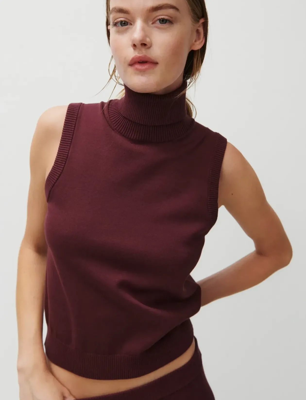 2ND Emerald - Viscose Knit - Rullekraver