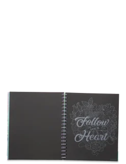 Nebulous Star Black Pages Coloring Book Coralia - Male- & kreabøger