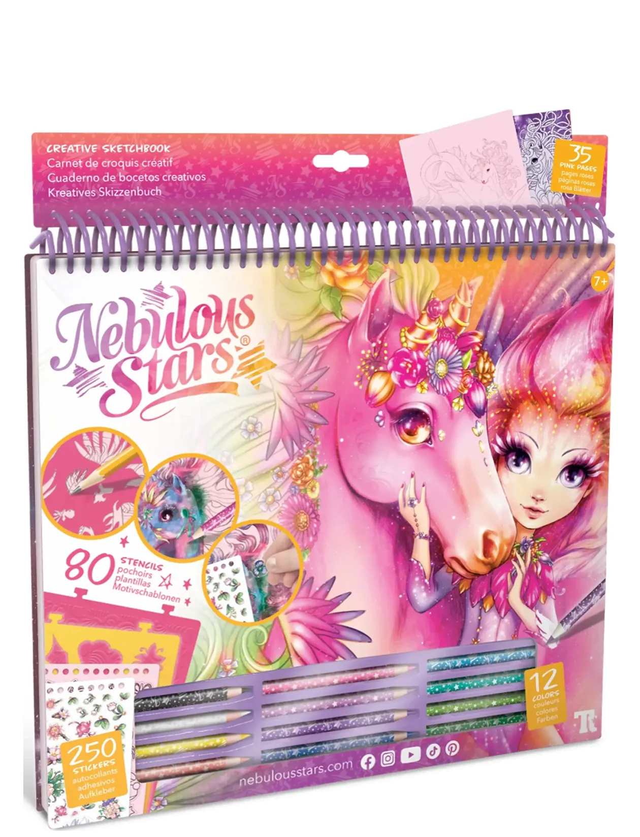 Nebulous Star Large Creative Sketchbook - Male- & kreabøger