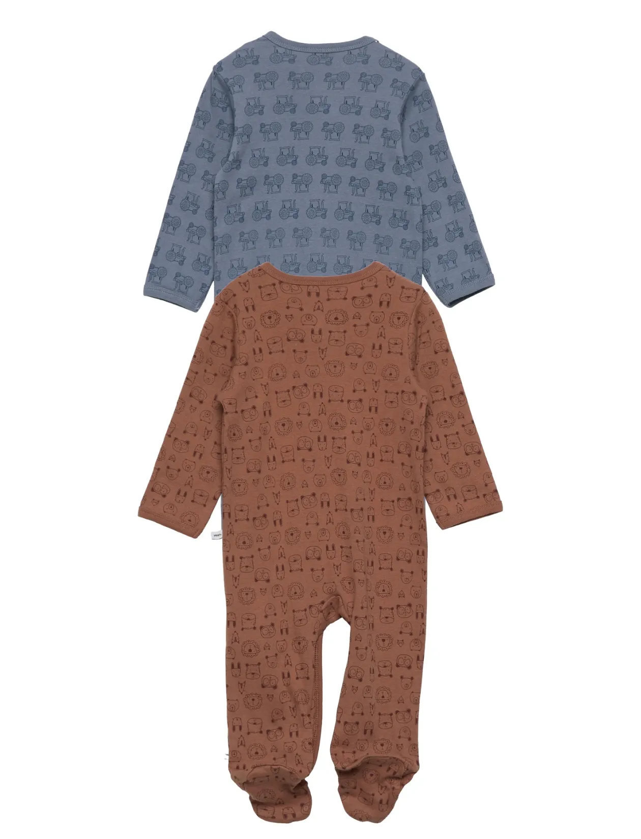 Nightsuit w/f -buttons 2-pack - One-sie