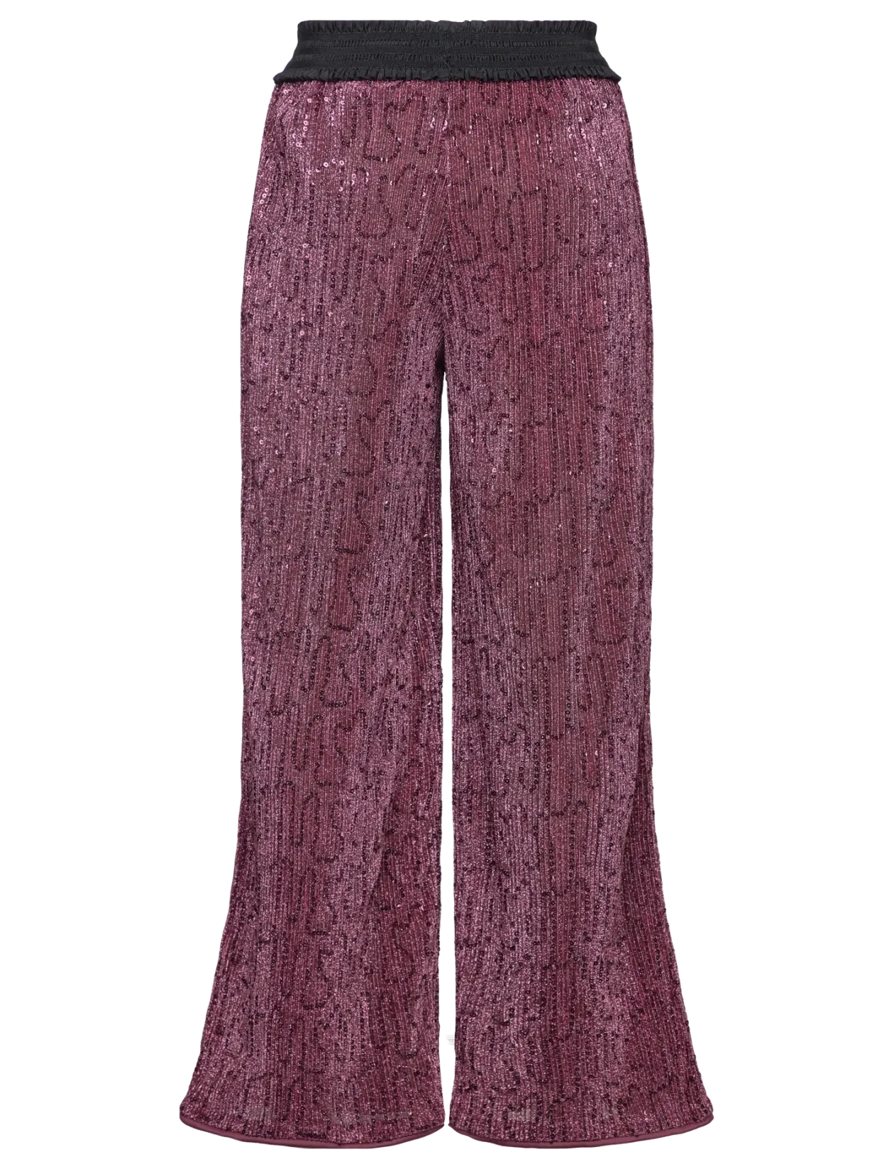 NKFRUNIC SEQUIN WIDE PANT - Bukser