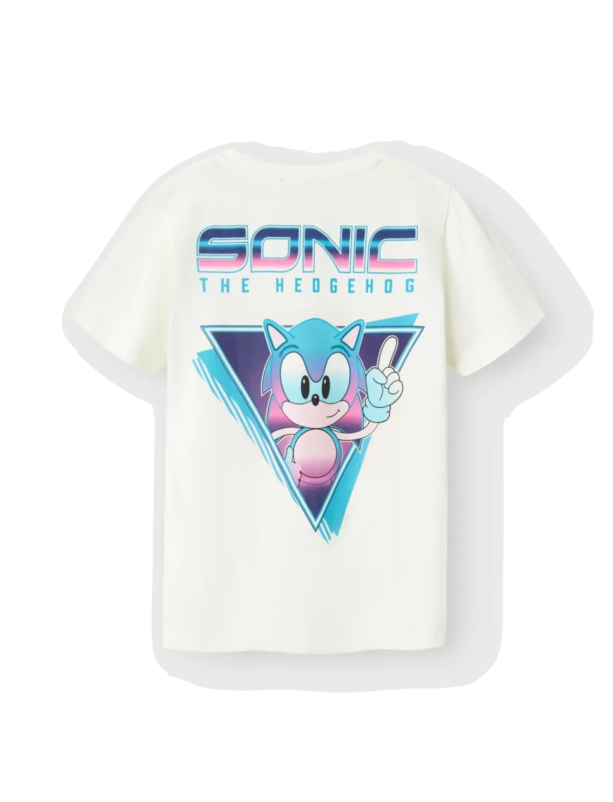 NKMMARCEL SONIC NREG SS TOP SKY - Kortærmede