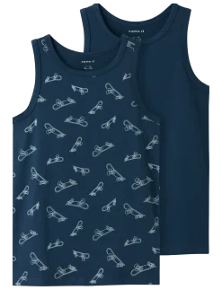 NKMTANK TOP 2P TITAN SKATER NOOS - Ærmeløse
