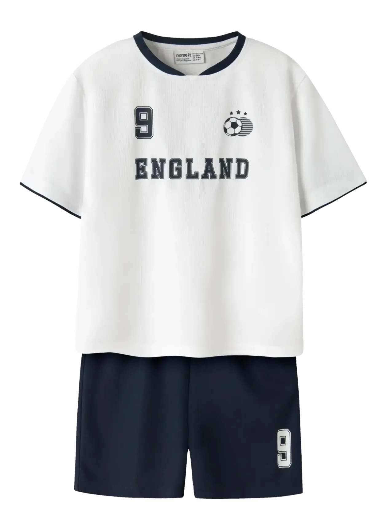 NKNHITEAM SHORT SET - Fodboldtrøjer