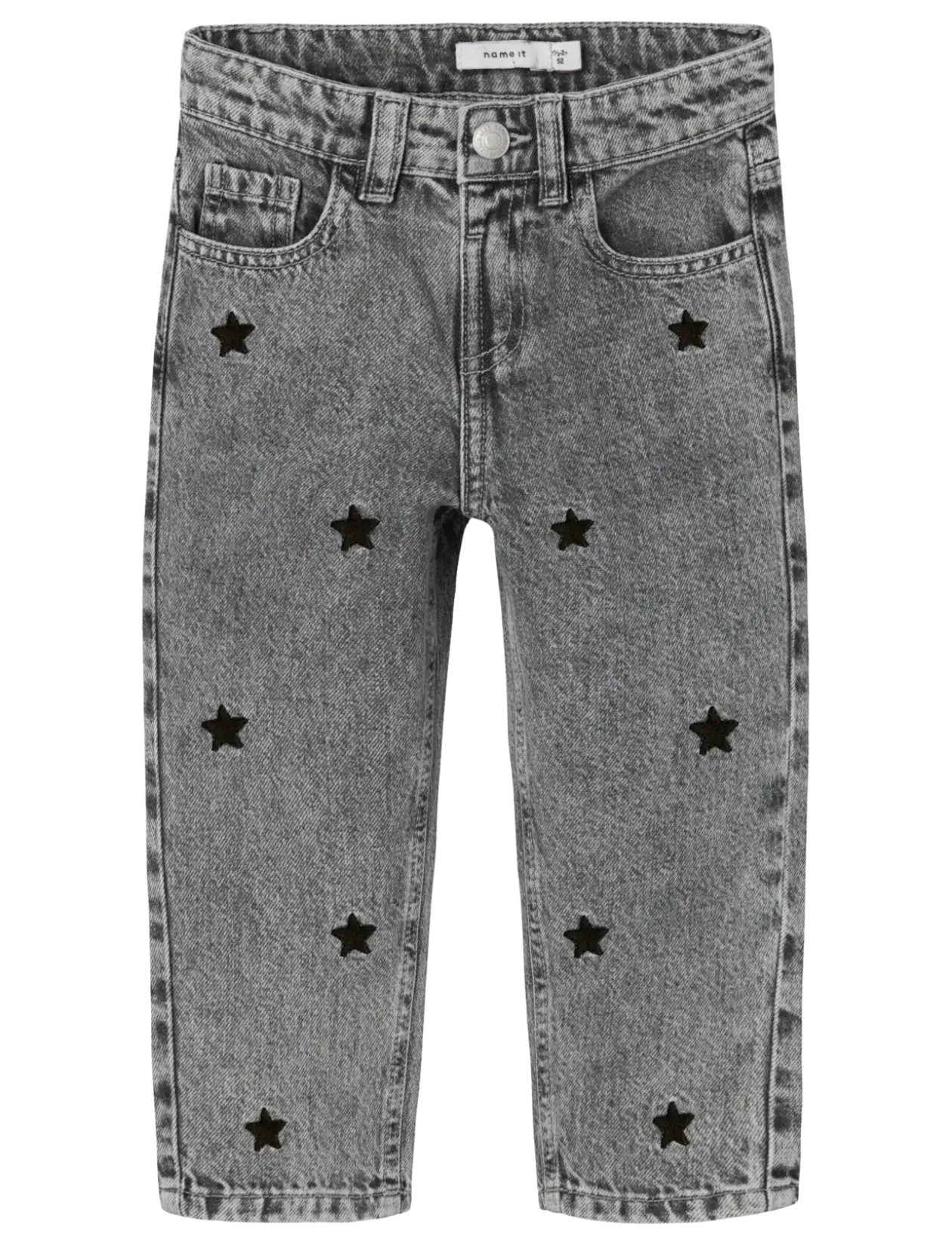 NMFBELLA MOM EMB JEANS 3285-BE NOOS - Regular jeans