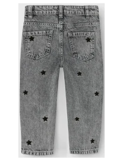 NMFBELLA MOM EMB JEANS 3285-BE NOOS - Regular jeans