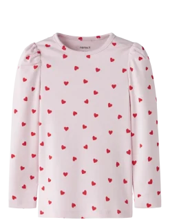 NMFBHEART XSL LS TOP - Langærmede t-shirts